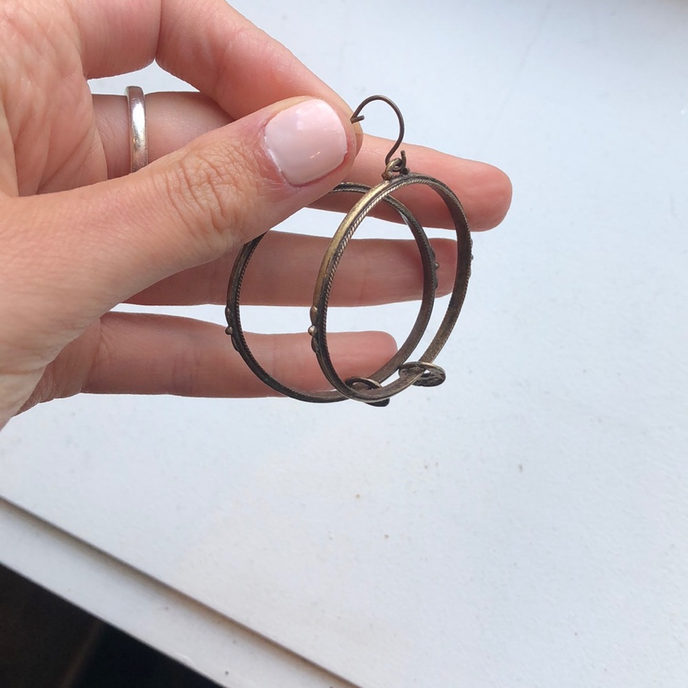 Hoop earrings